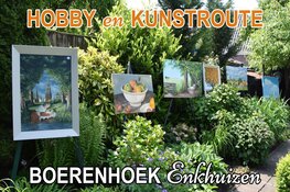 Kom gezellig op zaterdag 20 mei naar de Hobby & Kunstroute in Enkhuizen