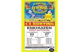 Circus Renz vanaf 23 augustus in Enkhuizen