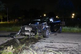 Auto total loss bij eenzijdig ongeval in Oosterblokker