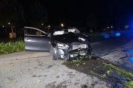 Auto total loss bij eenzijdig ongeval in Oosterblokker
