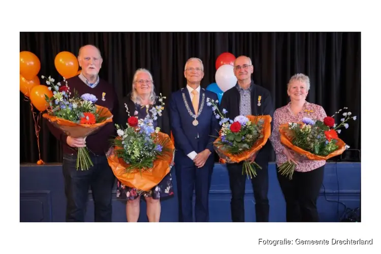 Lintjesregen: vier koninklijke onderscheidingen