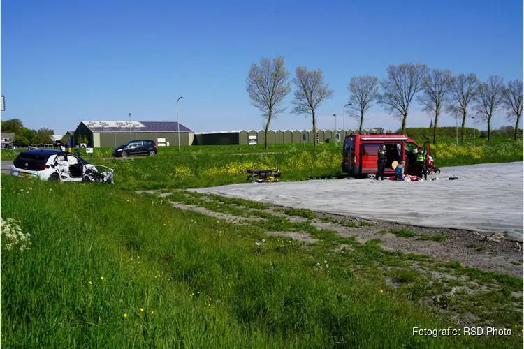 Drie gewonden na botsing in Hoogkarspel