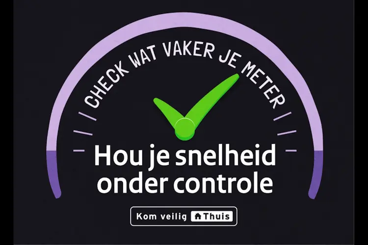 Check wat vaker uw snelheid