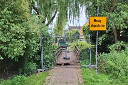 Brug naar park op de Tijm afgesloten
