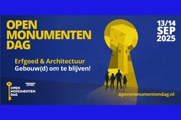 Open Monumentendagen op 13 en 14 september