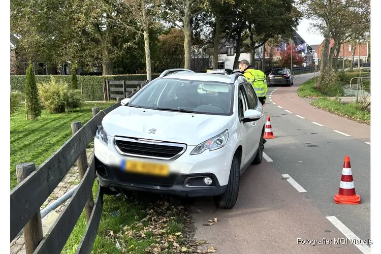 Automobilist aangehouden na eenzijdig ongeval in Schellinkhout