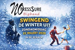 Swingend de winter uit  22 maart in De Schalm, Westwoud