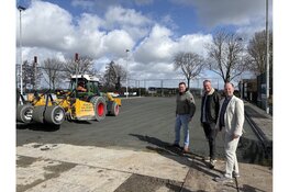 Renovatie handbalveld DTS’48 gestart