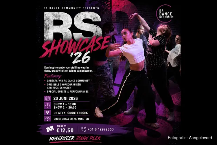 RS Dance Community presenteert spectaculaire showcase op 20 juni