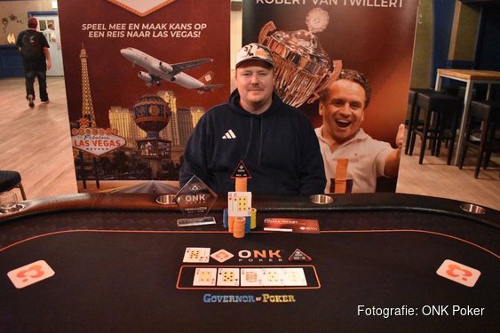 Davey van Veen uit Den Helder kwalificeert zich voor finale ONK Poker in Venhuizen!