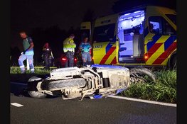 Zeker twee gewonden bij ongeval op fietspad langs de N307 in Venhuizen