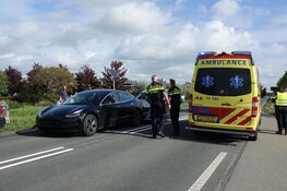 Kettingbotsing op N506: gewonden naar ziekenhuis