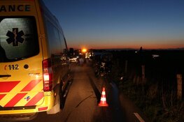 Motorrijder gewond in Oosterleek