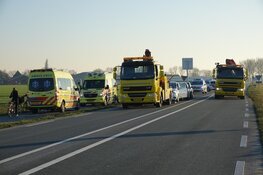Meerdere gewonden bij kettingbotsing in Hem