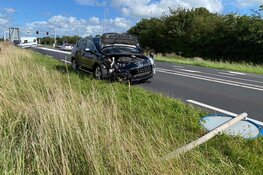 Twee gewonden bij frontale botsing N505