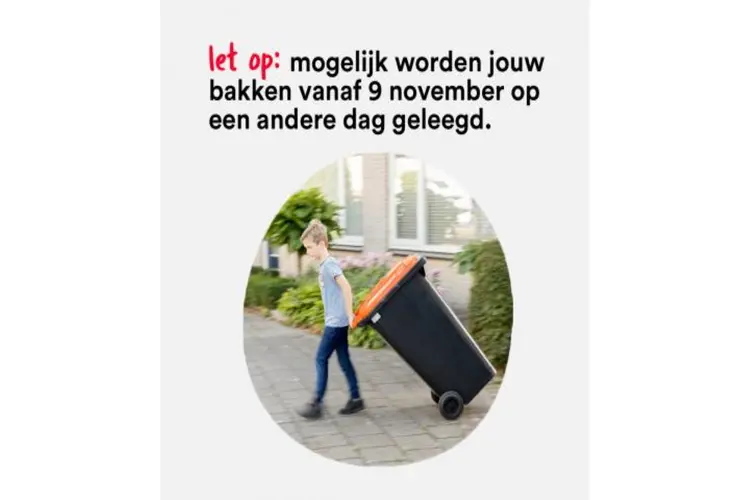 Wijziging inzamelschema HVC