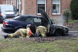 Brand in auto in Westwoud