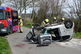 Bestuurder brommobiel zwaargewond bij crash in Westwoud