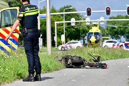 Traumahelikopter landt bij ernstig ongeluk in Schellinkhout, twee personen met spoed naar ziekenhuis gebracht