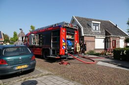 Brand in schuur in Venhuizen