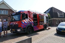 Brand in schuur in Venhuizen