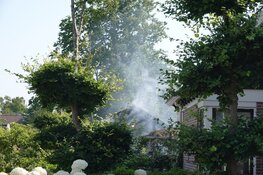 Brand in schuur in Venhuizen