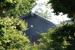 Brand in schuur in Venhuizen